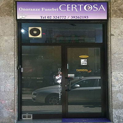 Onoranze Funebri Viale Certosa Pompe Funebri Milano
